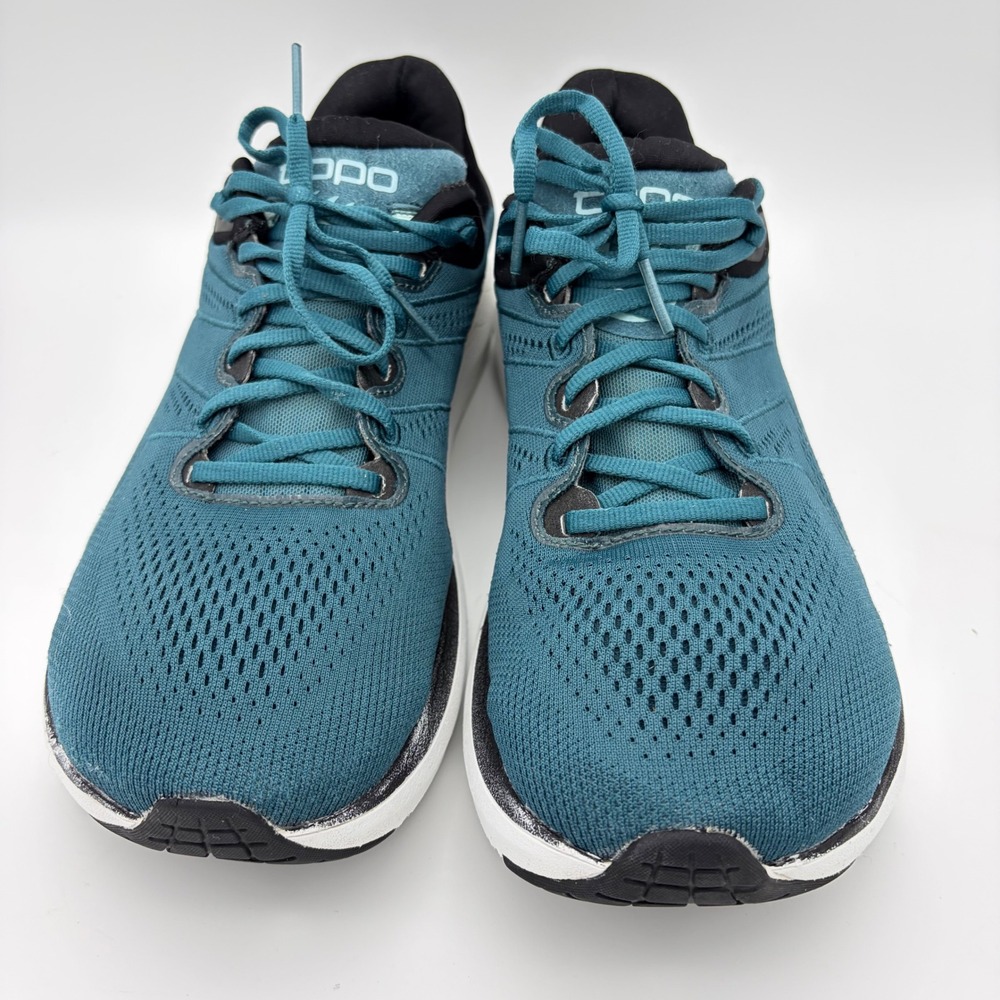 Topo Athletic Phantom 2 Womens 10 Running Shoes Teal Black Lightweight Sneakers - Picture 2 of 10